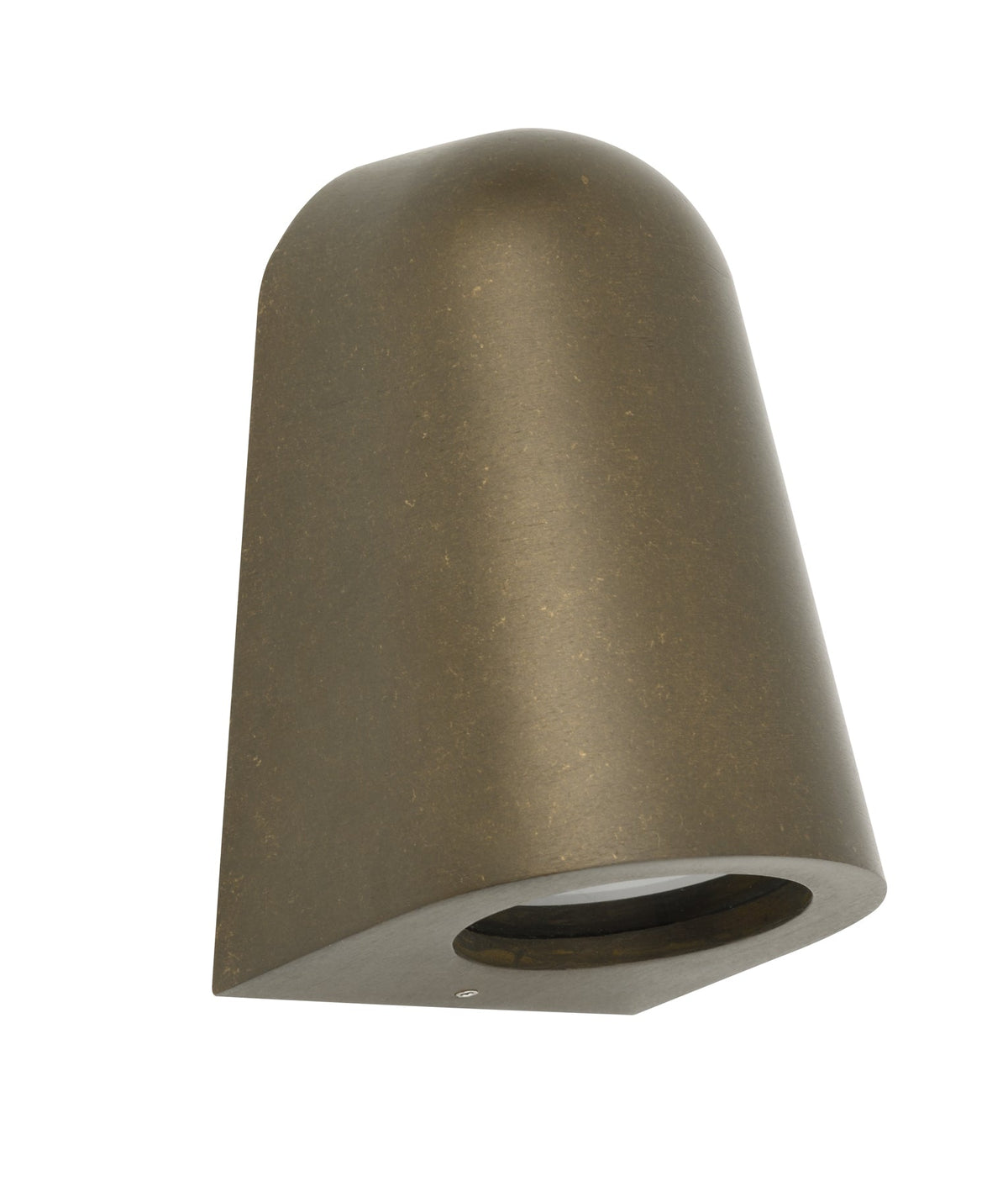 Torque Exterior GU10 Aged Brass Surface Mounted Cone Wall Light IP65