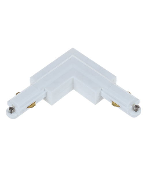 3 Wire 1 Circuit Universal Tracks, Connectors, End Cap & Live End - White / Connector T-Piece (Right1)