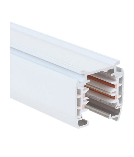 4 Wire 3 Circuit Universal Tracks, Connectors, End Cap & Live End - White / Track 1m