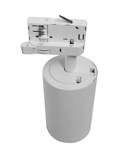 4 Wire 3 Circuit LED Tri-CCT Dimmable Adjustable Track Head - White