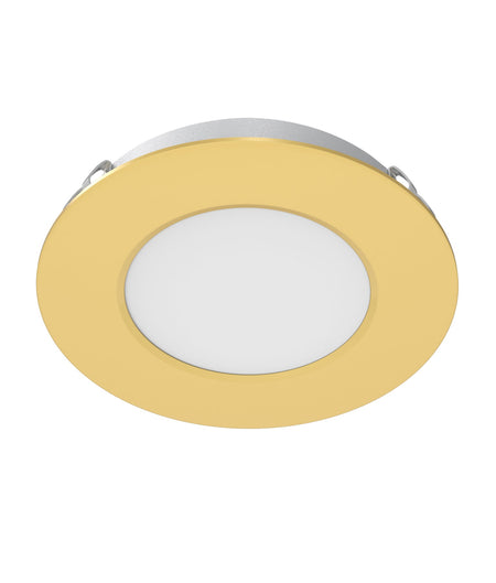 UB Surface Mounted or Recessed Option Cabinet Underbench LED Tri-CCT Utility Light - Satin Brass