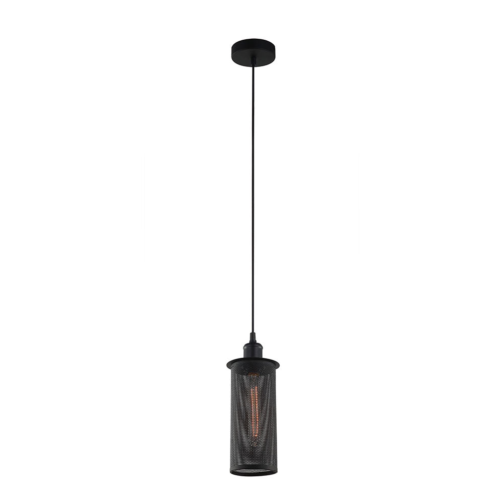 Decorative 1 Light Pendant Black