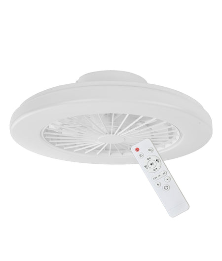 Viftu Interior Low Profile DC Surface Mounted Ceiling Fan with LED Tri-CCT Light