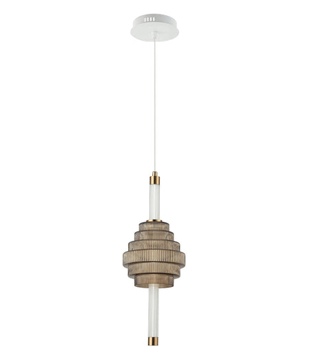Wand Interior LED Tri-CCT Spinning Top Pendant Light IP20 - Coffee