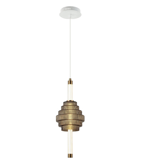Wand Interior LED Tri-CCT Spinning Top Pendant Light IP20 - Coffee