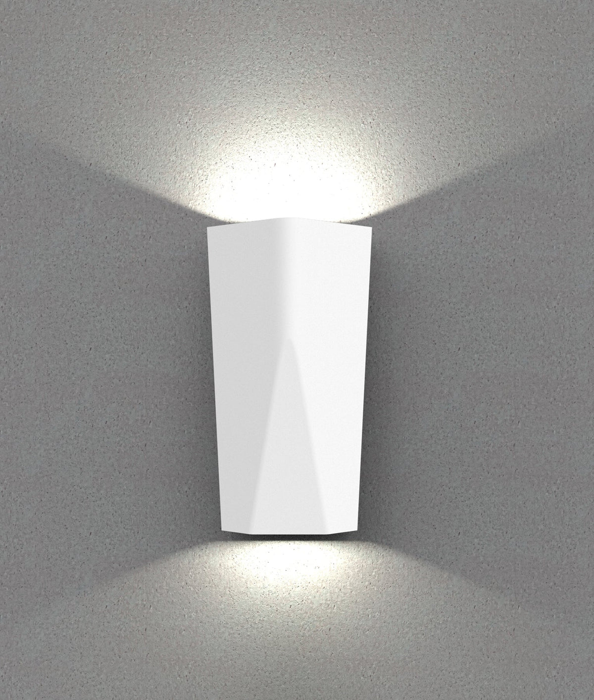 Wigtri Exterior LED Tri-CCT Surface Mounted Featured Up/Down Wall Light IP65 - White