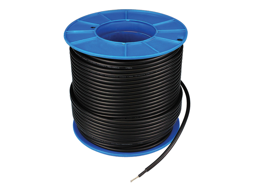 DC Cable 4mm2 Single 100m roll (OD=4.9mm, 1500V DC, IEC 62930)