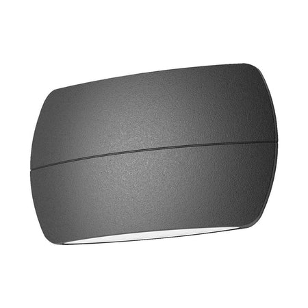 Bell 13W LED 240V Up/Down Wall Pillar Light Dark Grey / Warm White