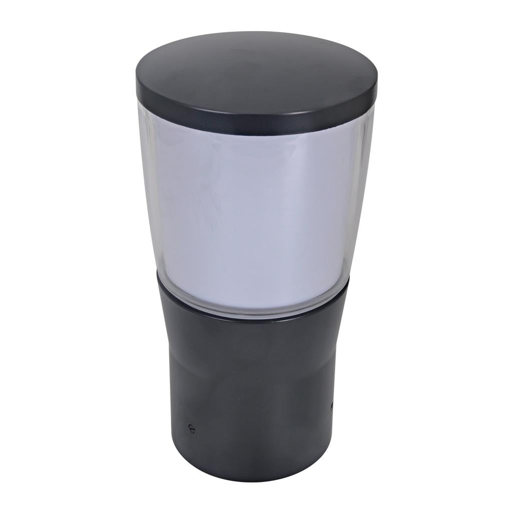 BL-200 1 Light Bollard Head Black