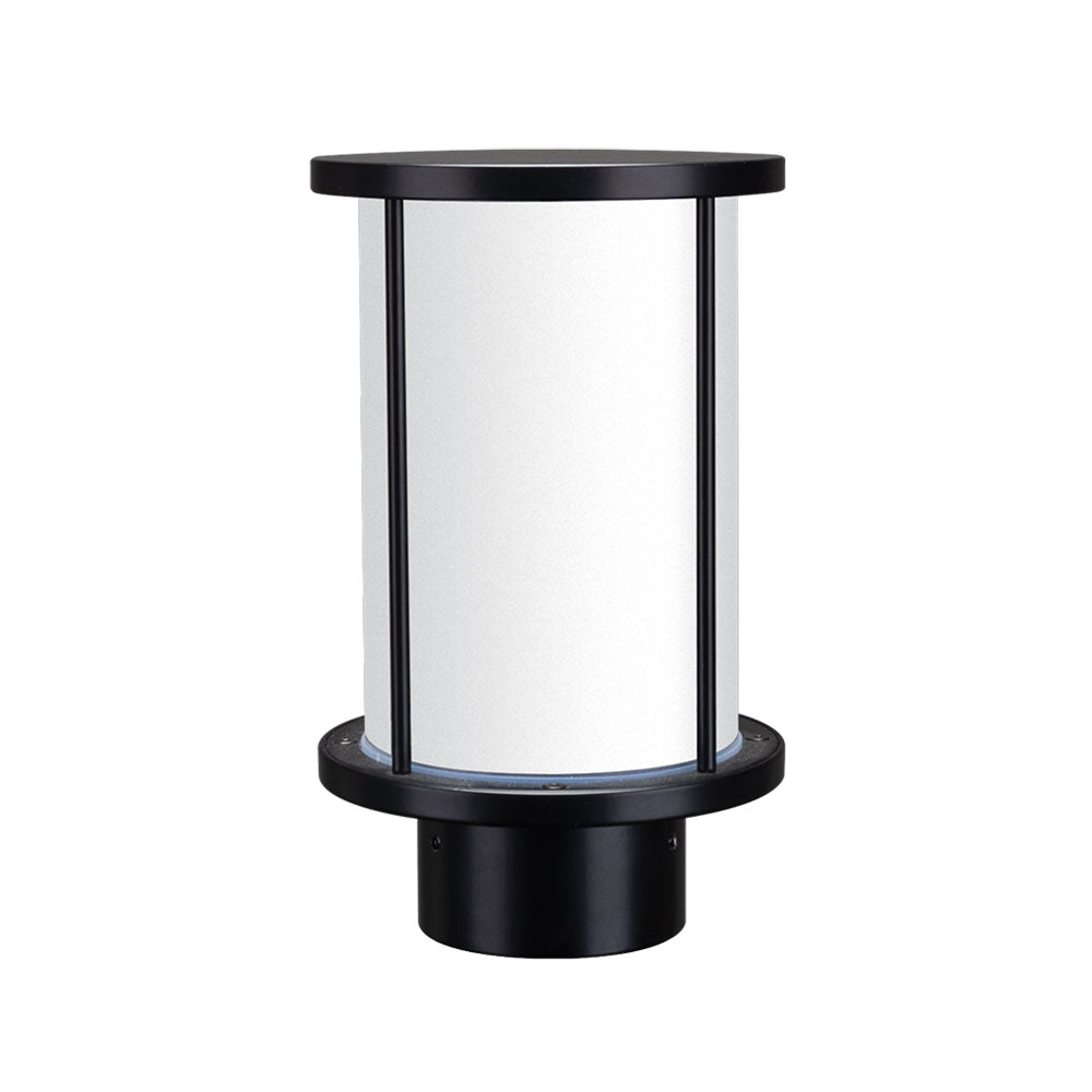BL-400 1 Light Bollard Head Black / Frost