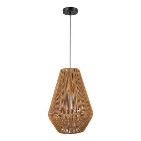 Carter-PDT Paper Rope Large Pendant Natural