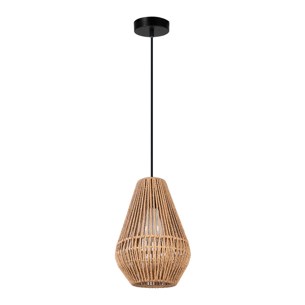 Carter-PDT Paper Rope Small Pendant Natural