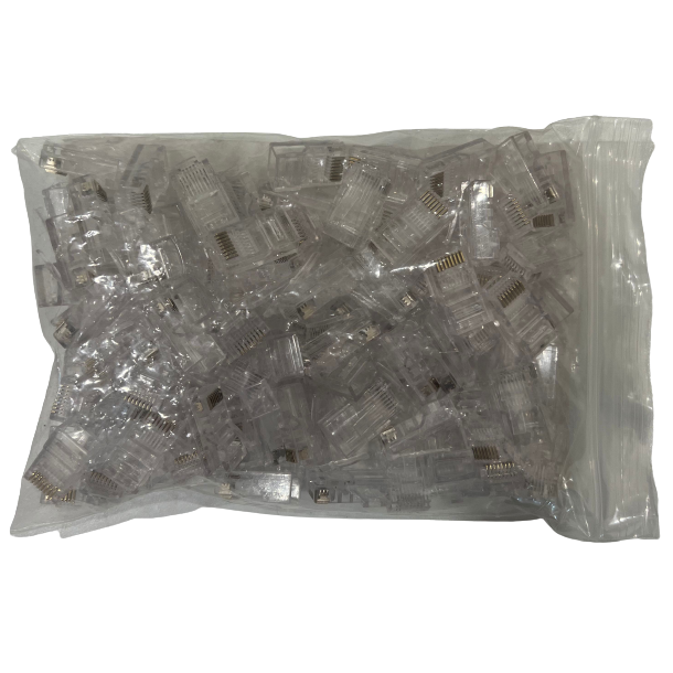 Plug RJ45 8P8C UTP Solid - 100PCS