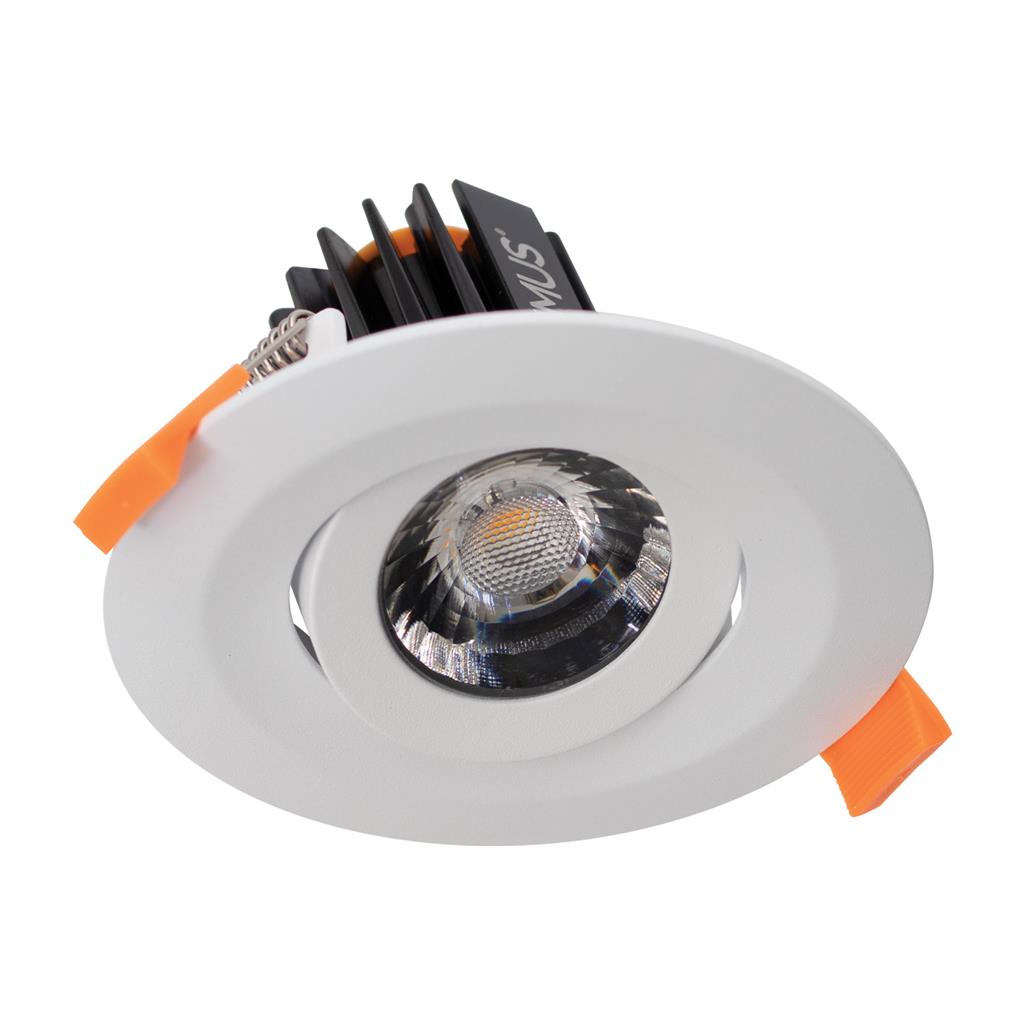 Cell 13W 90mm Dimmable Tilt LED Downlight White / 5CCT