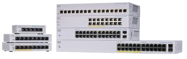 Cisco Business CBS110-8T-D Unmanaged Switch | 8 Port GE | Desktop | Ext PS