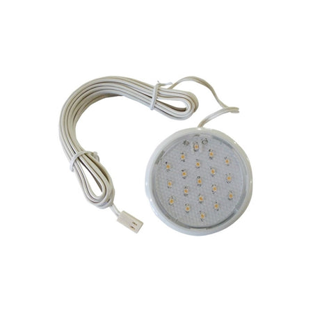 LED Cabinet Light Round 12V DC White / Warm White