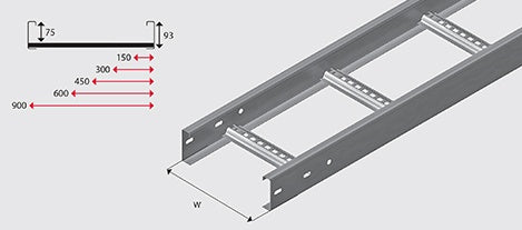 NEMA 2 Reverse Rail Cable Ladder  ***Call for Pricing***