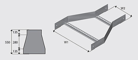 NEMA 1 Cable Ladder Straight Reducer ***Call for Pricing***