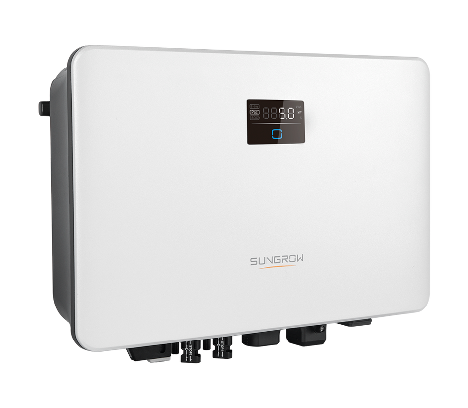 SUNGROW Single Phase 3.0kW 2mppt 2-String Inverter, w/ DC in-built w/ WiFi w/ 10 Years Warranty (New) (representative image)