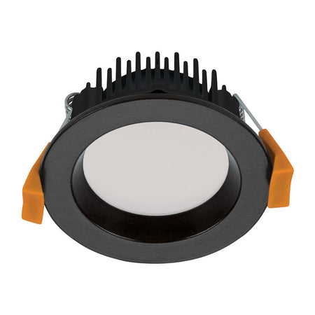 Deco 8W Dali Dimmable LED Downlight Black / Tri Colour