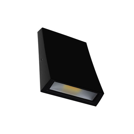 Dent-1 240V 6W LED Exterior Wall Light Black / Tri-Colour IP54