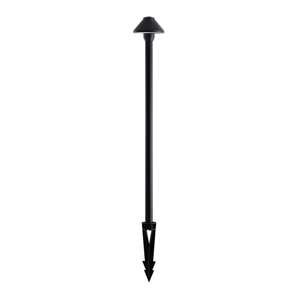 Dusk Small Head 450mm 4W LED 12V DC Path Light Black / Tri-Colour