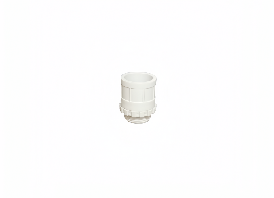 Conduit Fitting Plain to Screwed Adaptor 25mm2 PVC