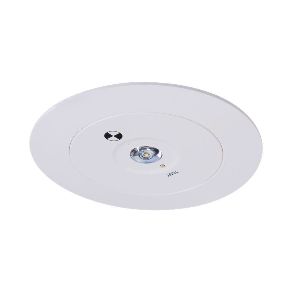 Evac Recessed 3.5W LED Spitfire Emergency Light Non-Main D63 Class White