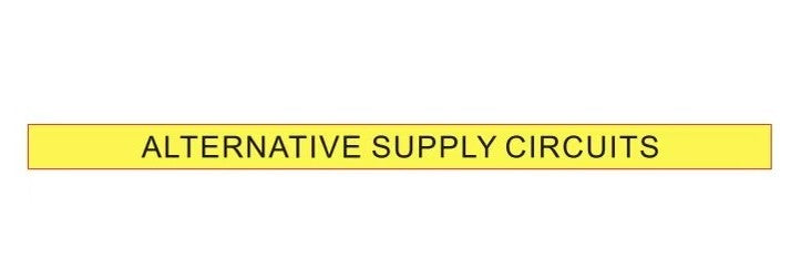 Additional Battery Label - Alternative Supply
