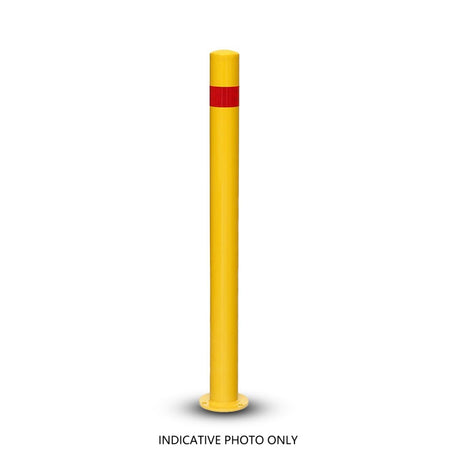 Surface Mounted Safety Bollard with Fixing Kit (Dimension in mm: 870x77, Base:120)