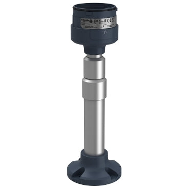 Harmony XVU, Fixing plate with adjustable aluminium pole 210 to 385mm for modular tower lights, black, 60mm***EMAIL/TEXT FOR PRICING***