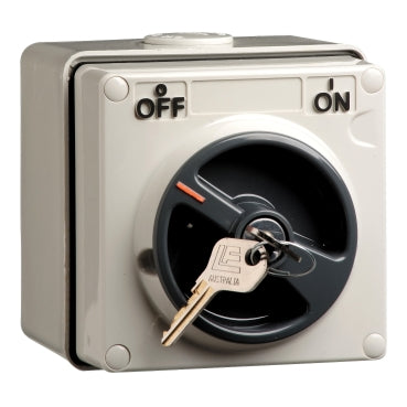 Clipsal - 56 Series, Switch, 1 Pole, 250VAC, 15A, Common Key Lock, On ...