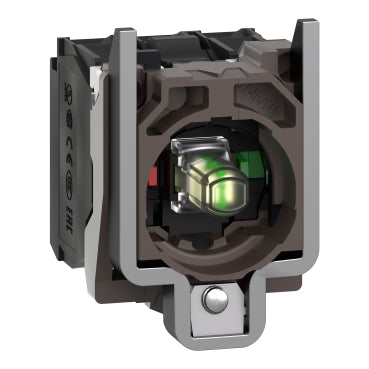 Harmony XB4, Complete body/contact assembly and light block,metal, universal LED, body/fixing collar, 1NO + 1NC, 230…240V AC***EMAIL/TEXT FOR PRICING***