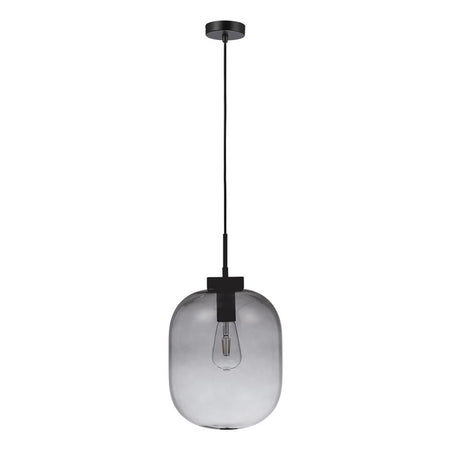 Flaunt Glass Pendant Light Black / Smoke