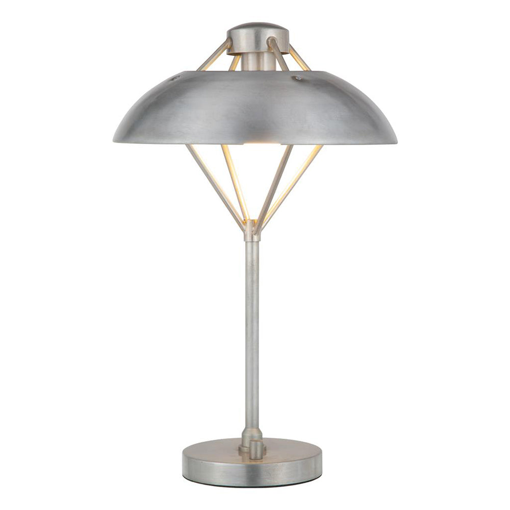 Forge Industrial Table Lamp Antique Silver