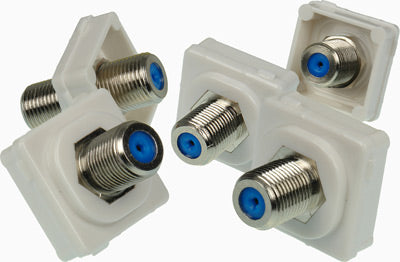 F Type to F Type Coupler (WHITE)