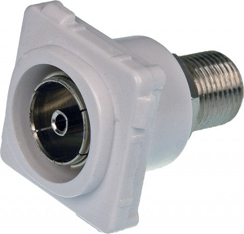 PAL to F Type Female Insert WHITE