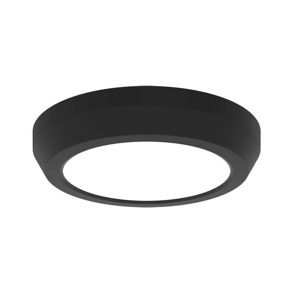 Glide 18W Dimmable LED Ceiling Fan Light Kit Black / Tri-Colour