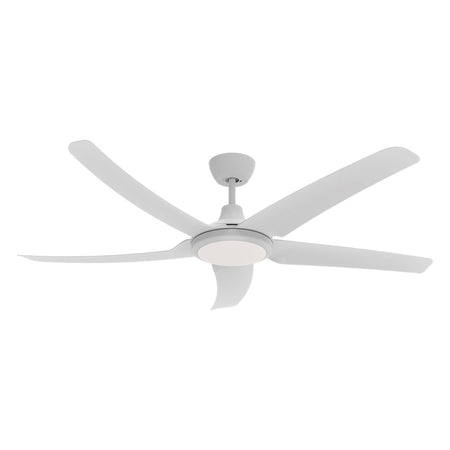 Hover 5 Blade 56" DC Ceiling Fan With 18W Dimmable LED White / Tri-Colour