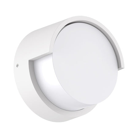 Livi-8 Modern 8W LED Exterior Wall Light IP65 White / Tri-Colour