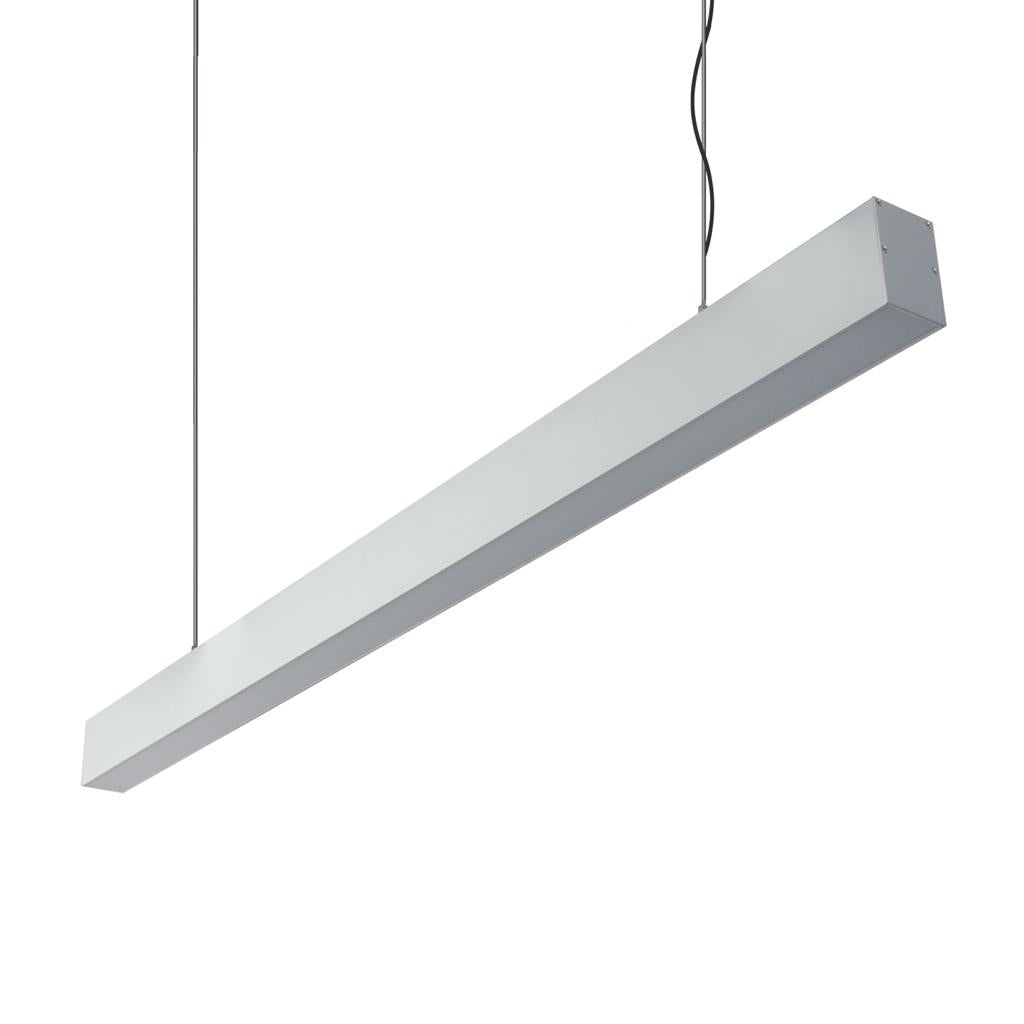Max-50 17.3W 1000mm Linear LED Pendant Aluminium / Neutral White
