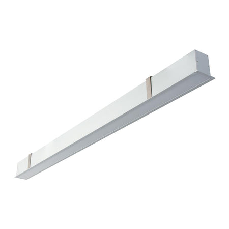 Max-50 17.3W 1000mm Recessed Linear LED Profile Aluminium / Warm White