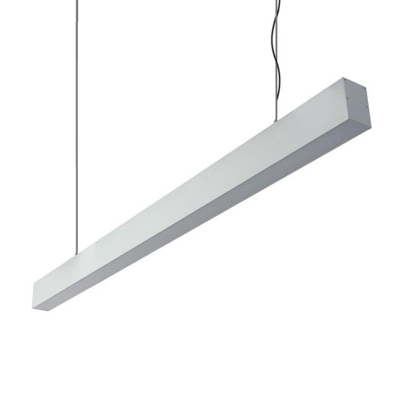 Max-50 21W 1200mm Linear LED Pendant Aluminium / Neutral White