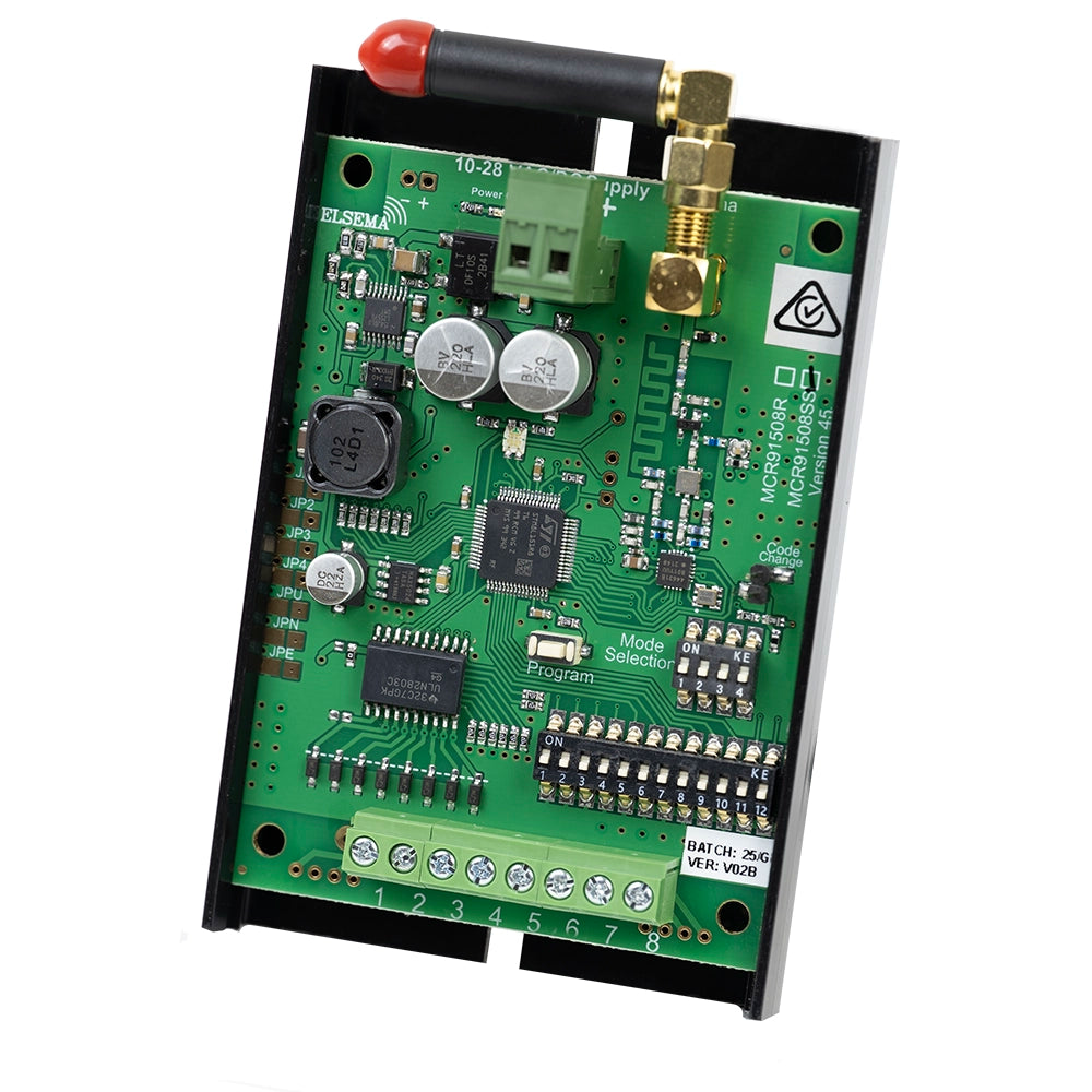 8 Ch Receiver, 10-28V AC/DC supply, Open collector Output