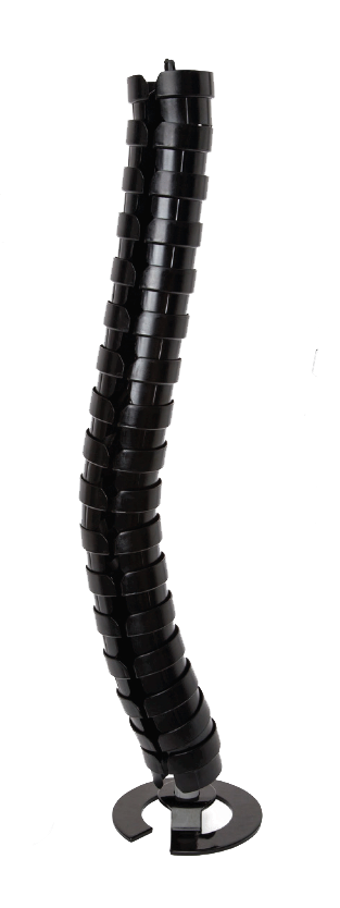 OE Elsafe: Umbilical Cable Management: Pathfinder Floor to Desk 780mm: Black
