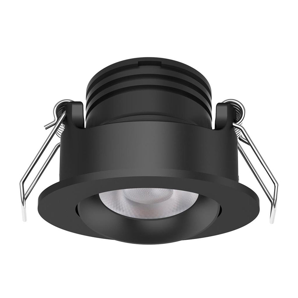 Pico 3W Dimmable Mini LED Adjustable Downlight Black / Tri Colour