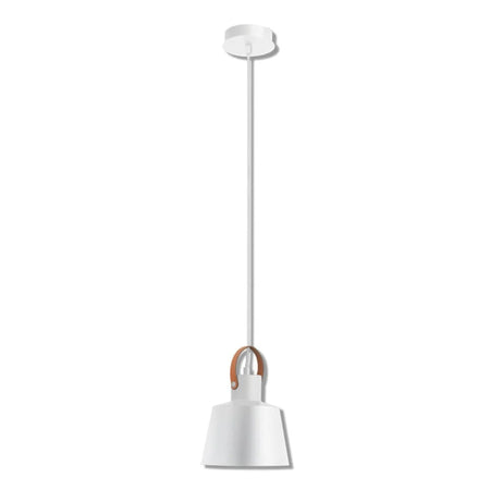 Strap Pendant Light Matt White