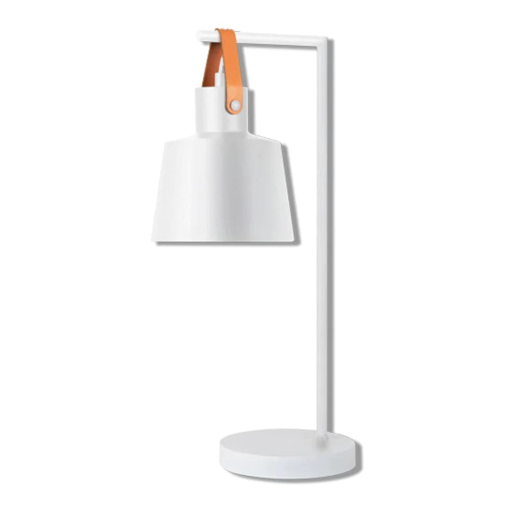 Strap Table Lamp Matt White