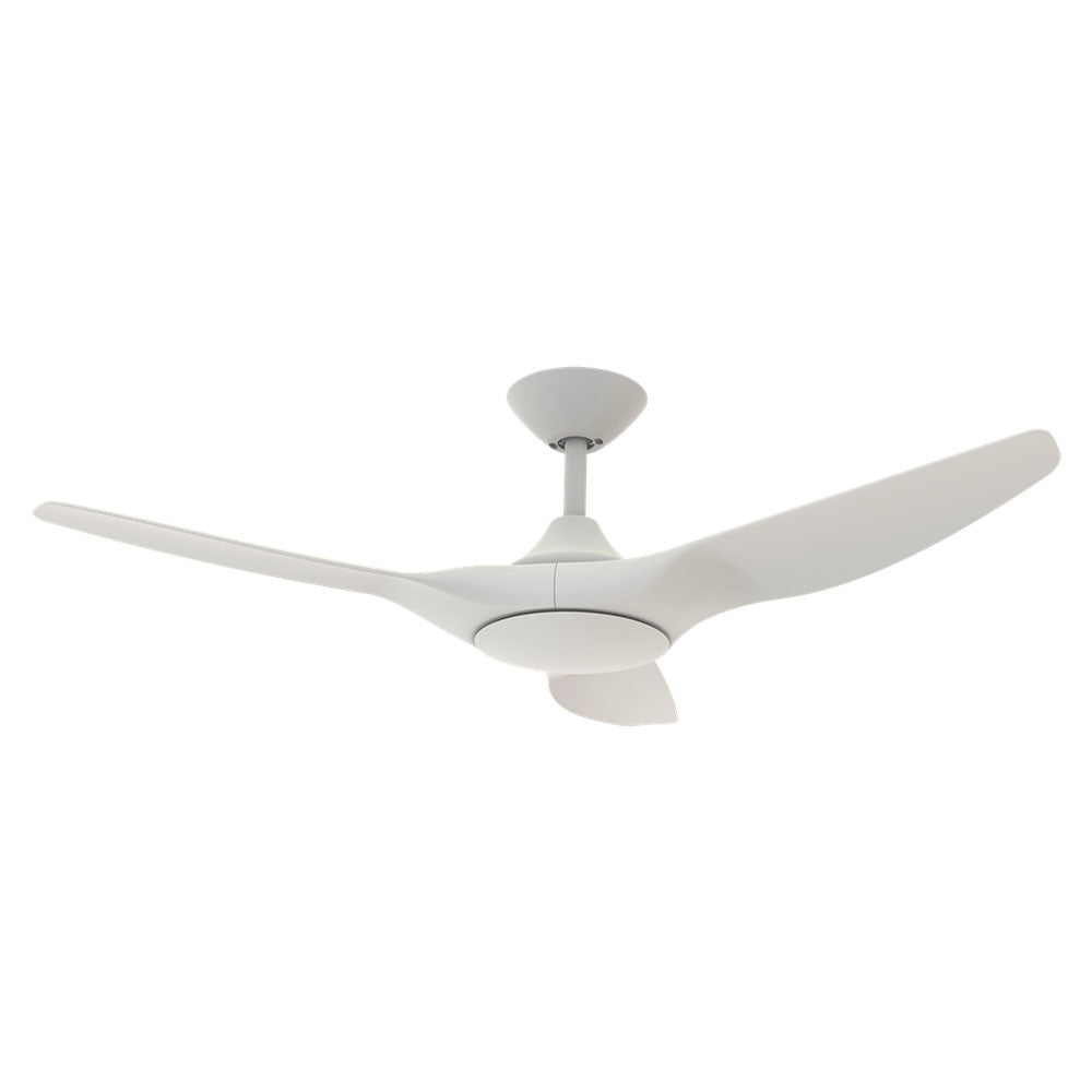 Strike 48" DC 3 Blade Ceiling Fan White / White