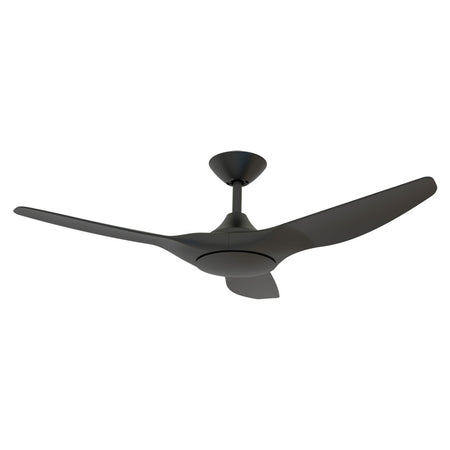 Strike 48" DC 3 Blade Ceiling Fan Black / Black